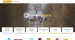 Desktop Screenshot of flandersclassics.be