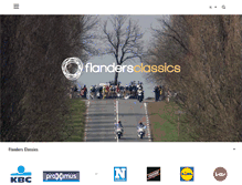 Tablet Screenshot of flandersclassics.be